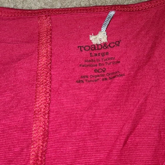 Toad&Co fit and flare dress Size L - Picture 3 of 5